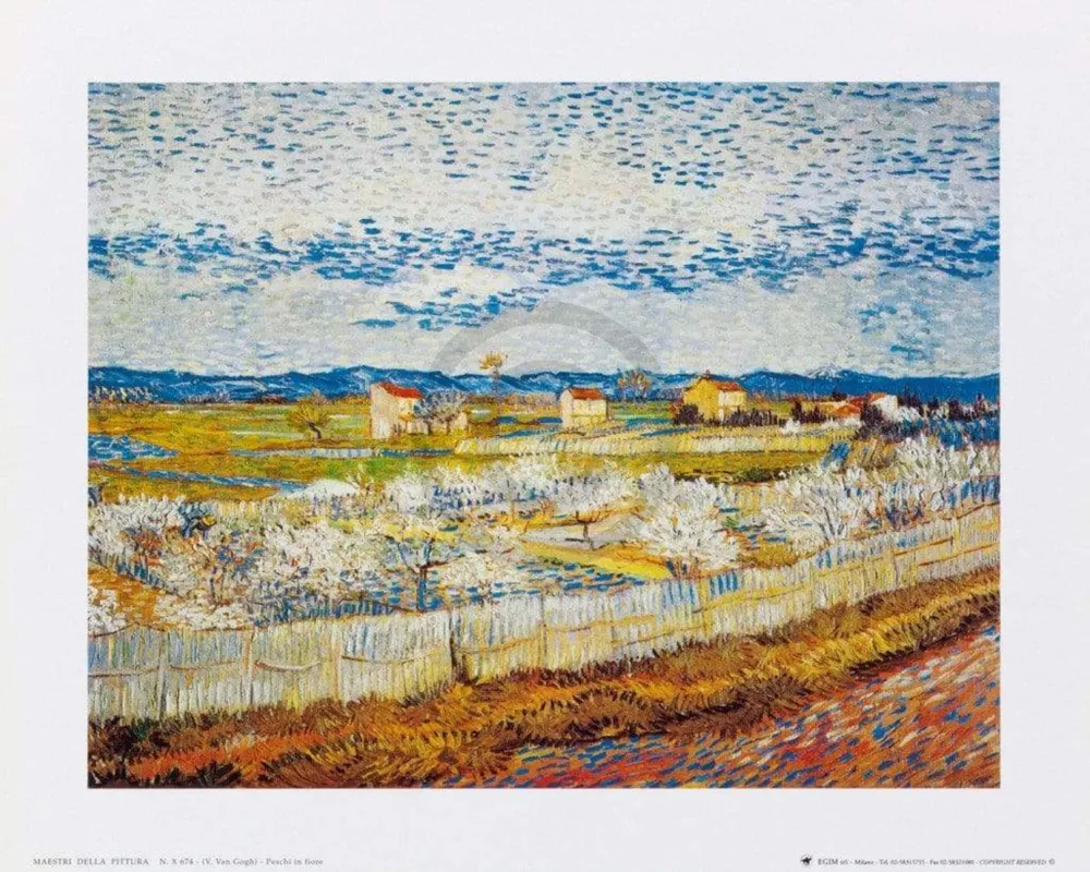 Kunstdruck Vincent Van Gogh - Pesco fiore 30x24cm
