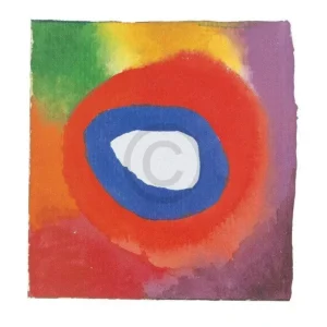 Kunstdruck Wassily Kandinsky - Colour studies technical 40x50cm