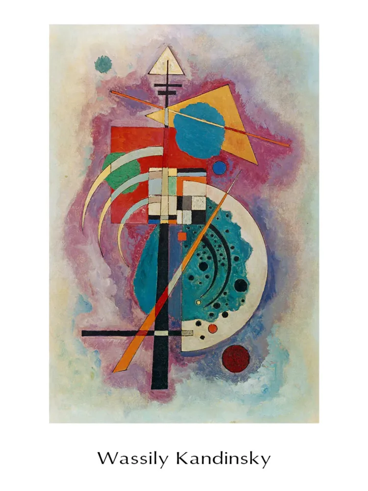 Kunstdruck Wassily Kandinsky - Hommage Grohmann 60x80cm