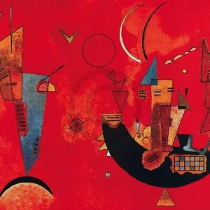 Kunstdruck Wassily Kandinsky - Mit und Gegen 100x70cm
