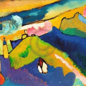Kunstdruck Wassily Kandinsky - Murnau, Berglandschaft 80x60cm