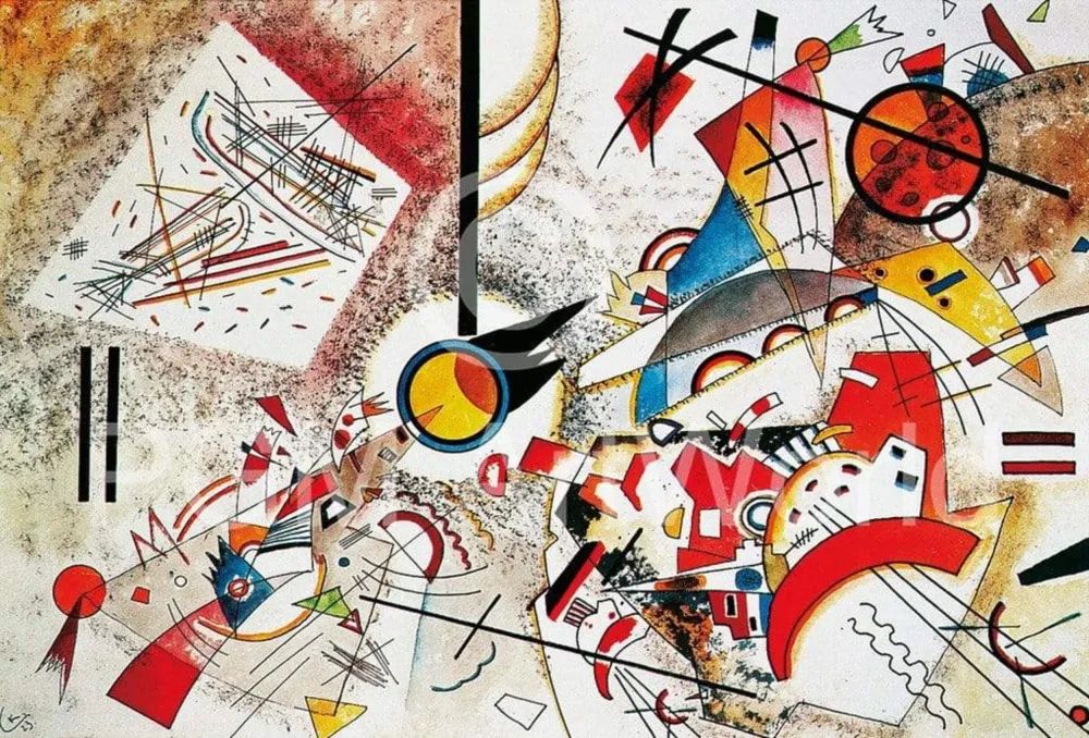 Kunstdruck Wassily Kandinsky - Sans titre 100x70cm