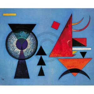 Kunstdruck Wassily Kandinsky - Weiches Hart 80x60cm