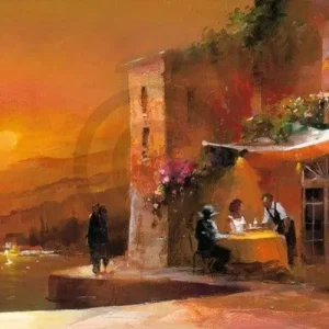Kunstdruck Willem Haenraets - Dinner two II 100x50cm