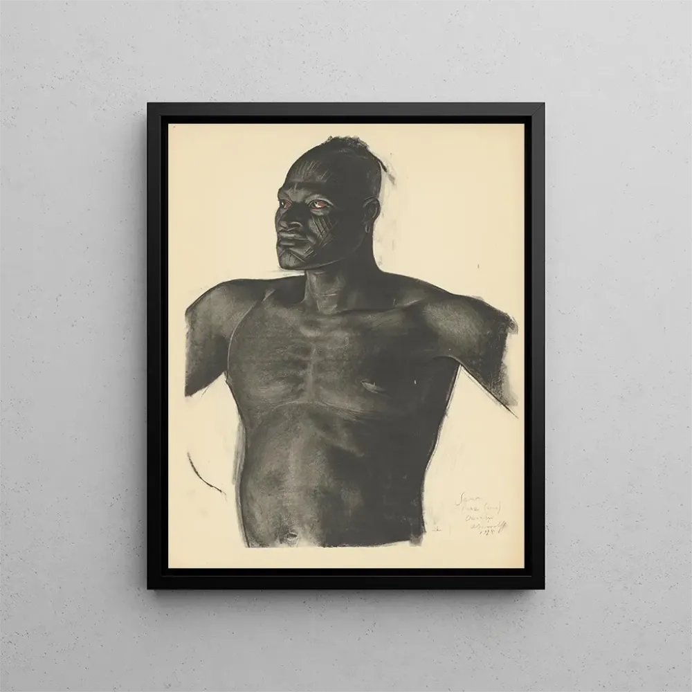 Kunstdruck Zeichnungen und Gemälde Afrikas pl. 19 - Alexandre Iacovleff | Kunstdruck