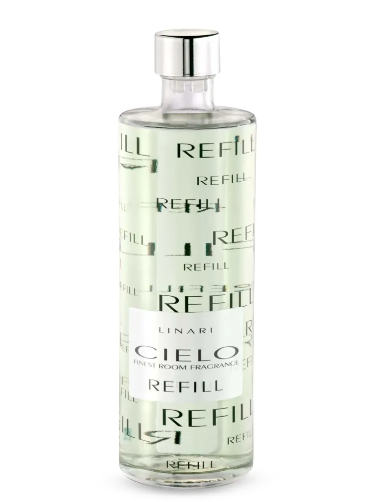 LINARI CIELO Diffusor Raumduft Refill 500ml mit Kapillarstäbchen Set