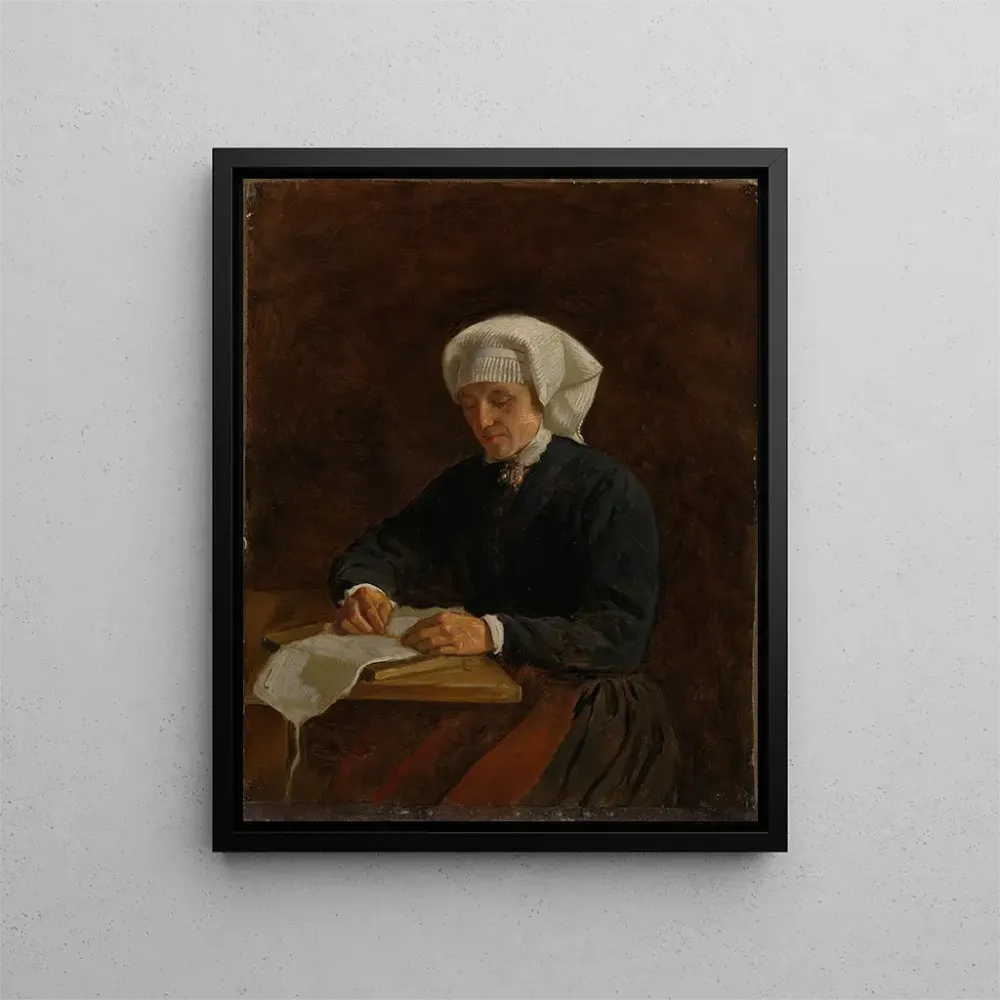 Ländliches Gemälde von Viky - Adolph Tidemand | Kunstdruck