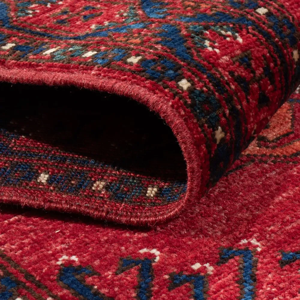 Läufer Afghan - 207 x 80 cm - rot