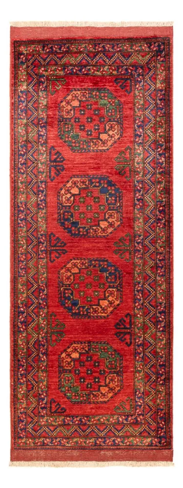 Läufer Afghan - 216 x 83 cm - rot