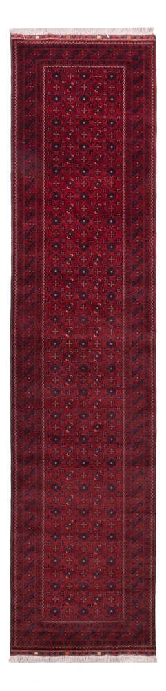 Läufer Afghan - 384 x 84 cm - rot