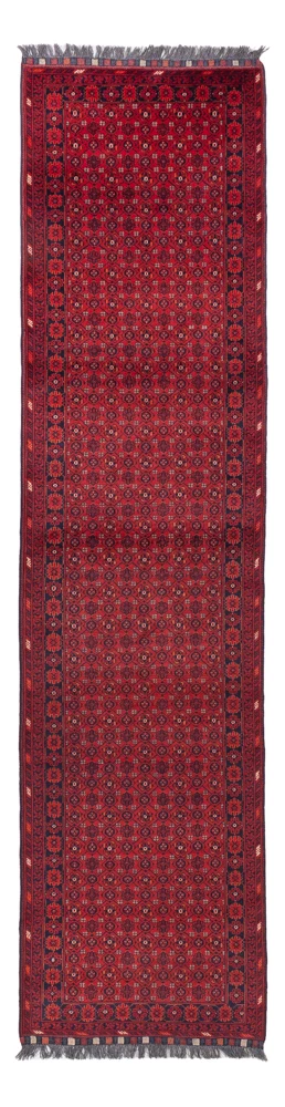 Läufer Afghan - Buchara - 332 x 76 cm - rot