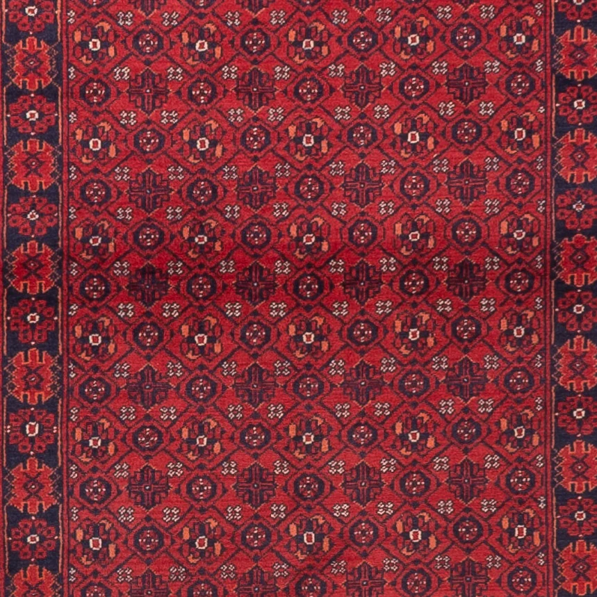 Läufer Afghan - Buchara - 332 x 76 cm - rot