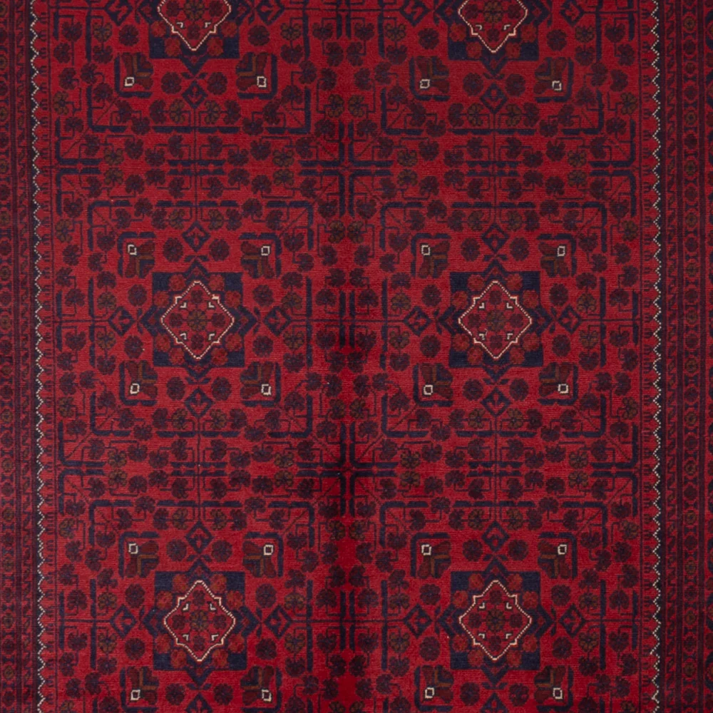 Läufer Afghan - Kunduz - 385 x 148 cm - rot
