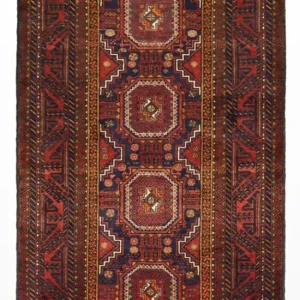 Läufer Belutsch - 188 x 101 cm - dunkelrot