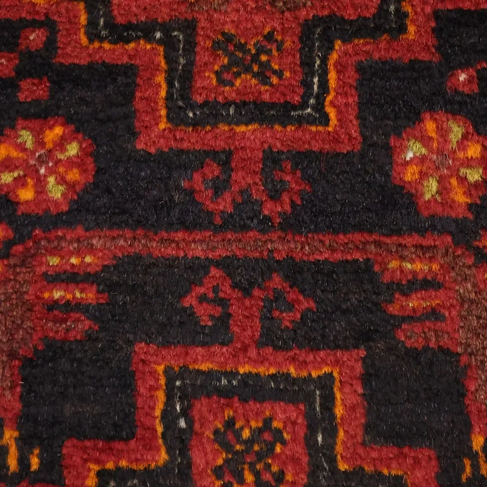 Läufer Belutsch - 192 x 100 cm - dunkelrot