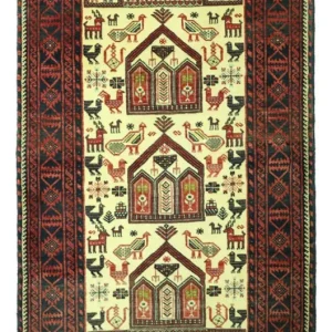 Läufer Belutsch - 196 x 103 cm - beige