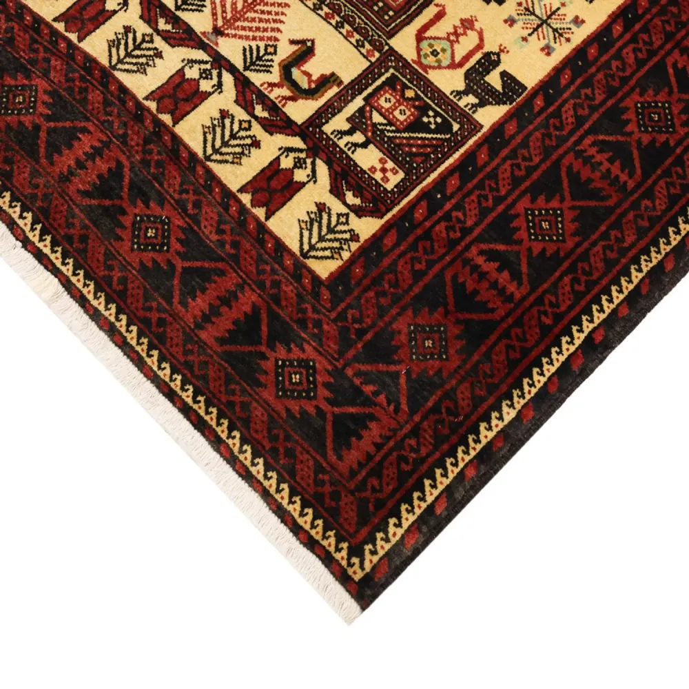 Läufer Belutsch - 196 x 103 cm - beige