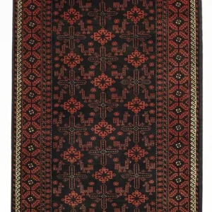 Läufer Belutsch - 197 x 105 cm - dunkelrot