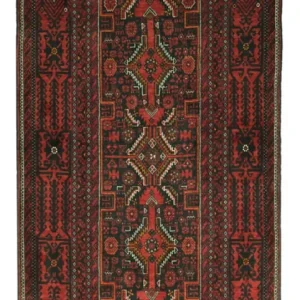 Läufer Belutsch - 201 x 97 cm - dunkelrot