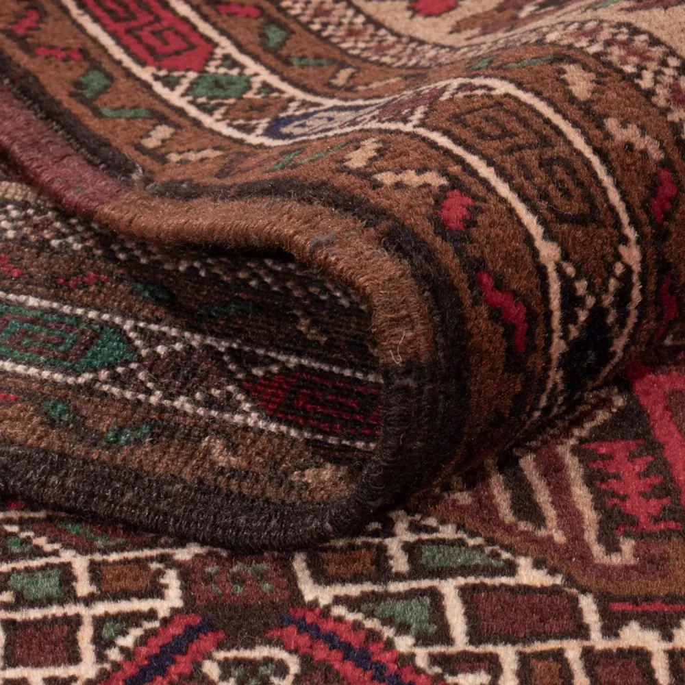 Läufer Belutsch - 204 x 110 cm - dunkelbeige