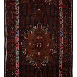 Läufer Belutsch - 222 x 103 cm - dunkelrot