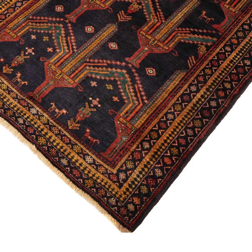 Läufer Belutsch - 274 x 125 cm - dunkelblau