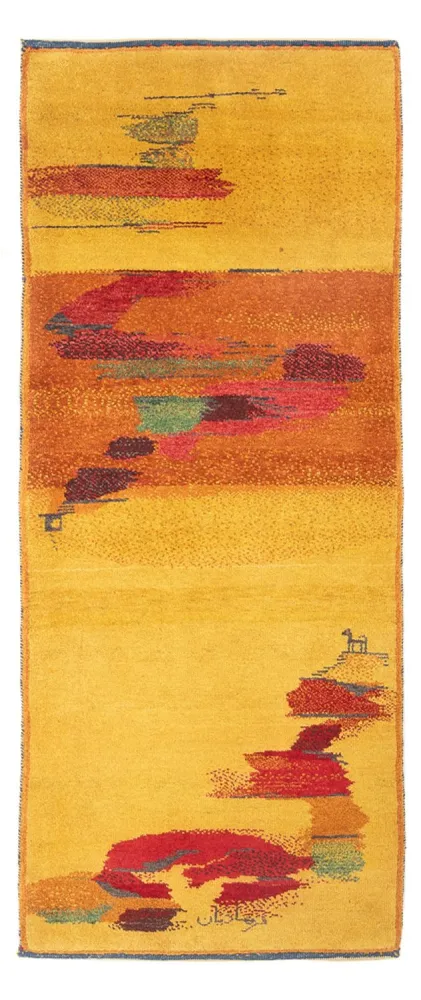 Läufer Gabbeh - Perser - 213 x 85 cm - mehrfarbig