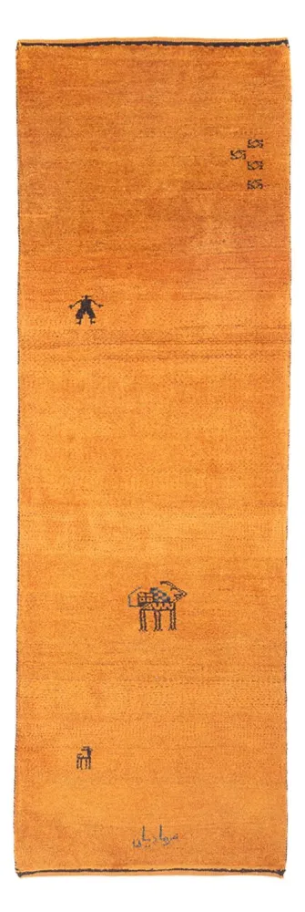 Läufer Gabbeh - Perser - 220 x 74 cm - orange
