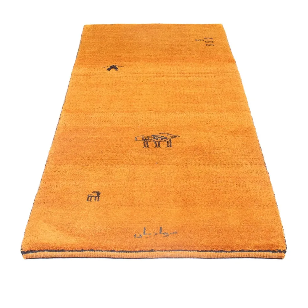Läufer Gabbeh - Perser - 220 x 74 cm - orange