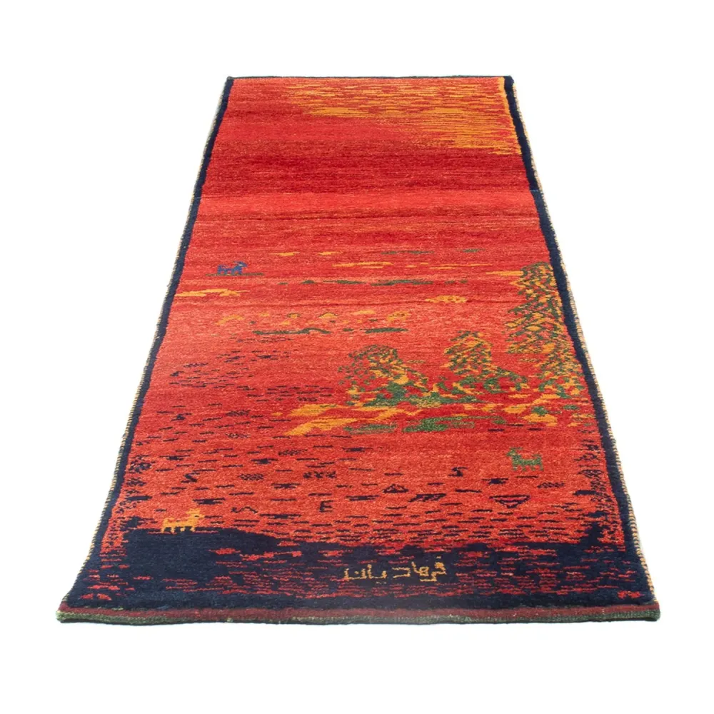 Läufer Gabbeh - Perser - 235 x 75 cm - mehrfarbig