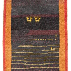 Läufer Gabbeh - Perser - 260 x 86 cm - mehrfarbig
