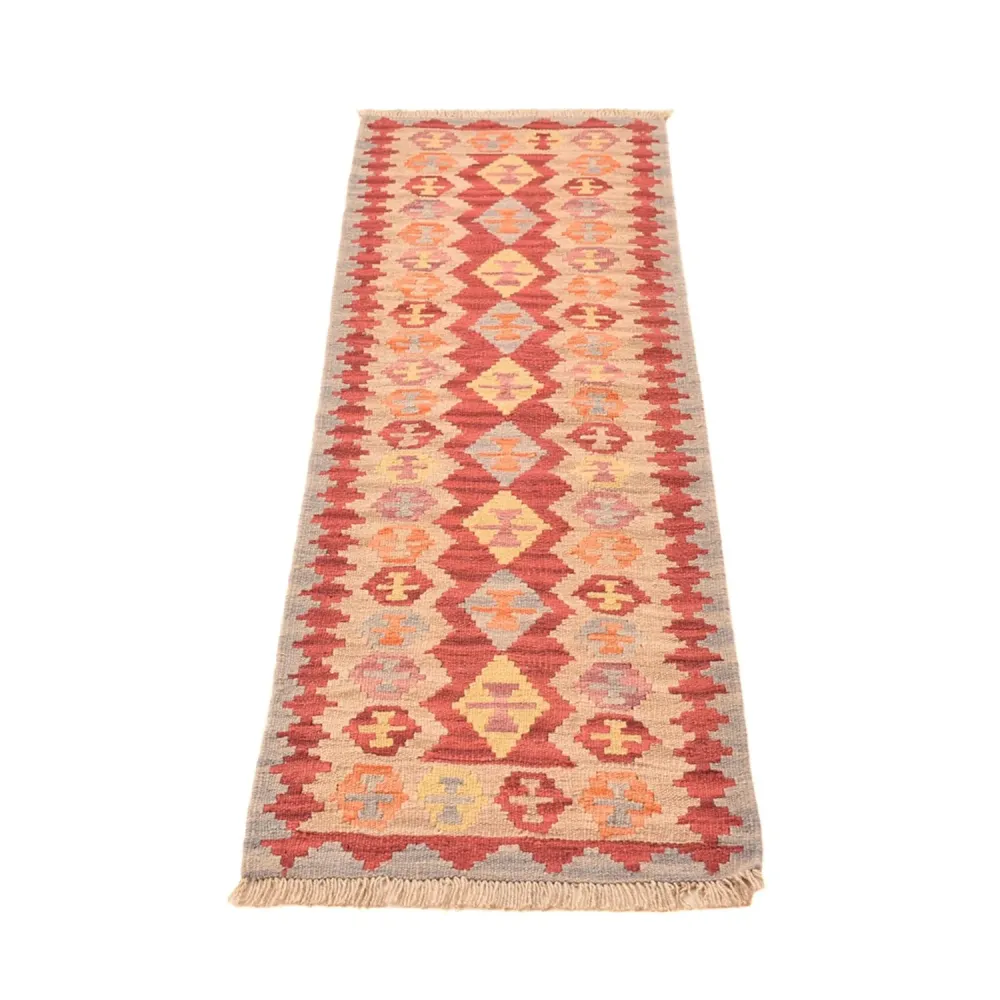 Läufer Kelim - Oriental - 192 x 56 cm - mehrfarbig