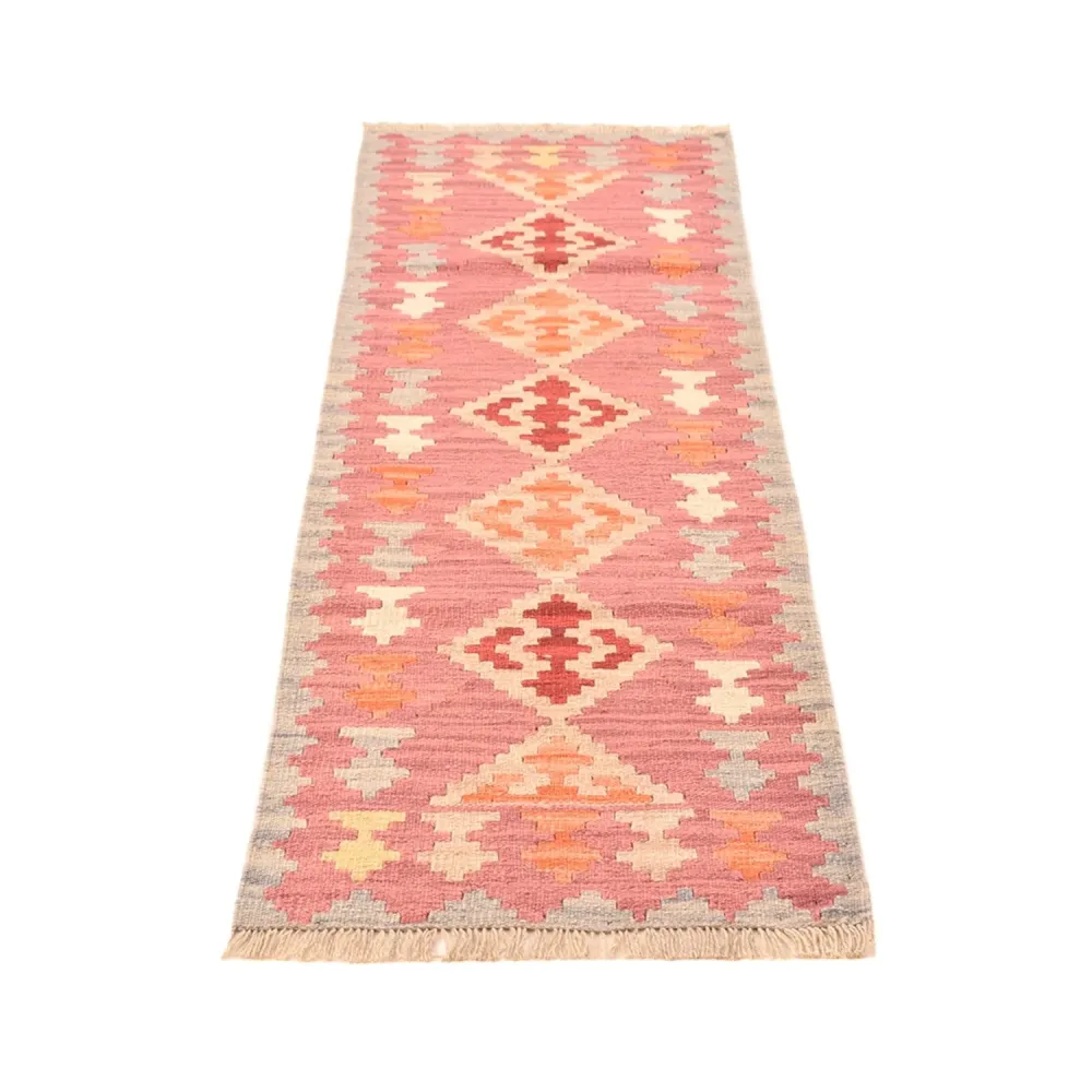 Läufer Kelim - Oriental - 197 x 63 cm - mehrfarbig