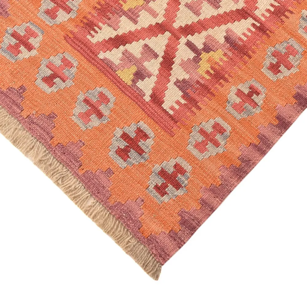 Läufer Kelim - Oriental - 201 x 61 cm - mehrfarbig