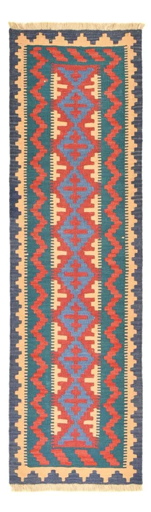 Läufer Kelim - Oriental - 210 x 62 cm - mehrfarbig