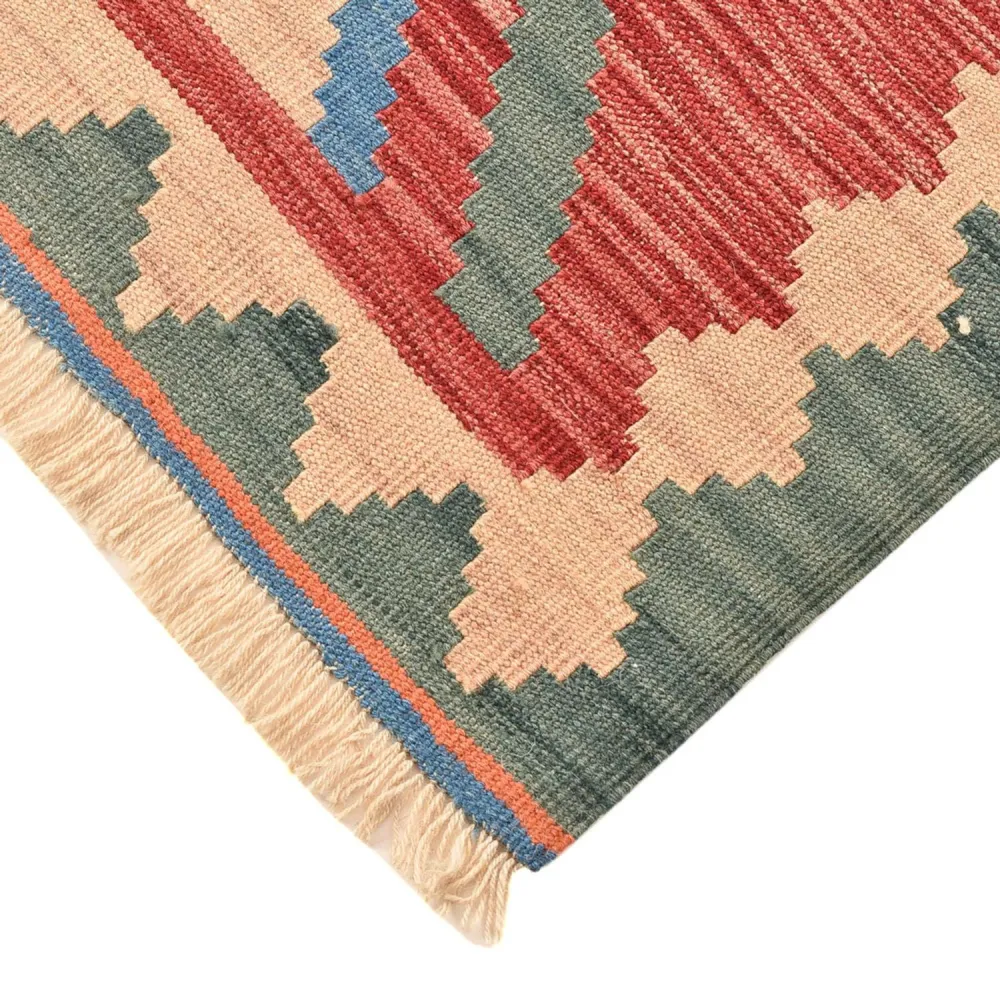 Läufer Kelim - Oriental - 213 x 84 cm - mehrfarbig
