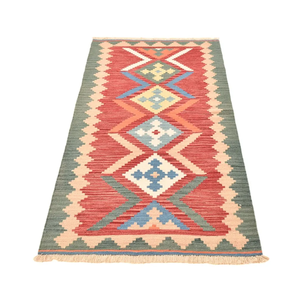 Läufer Kelim - Oriental - 213 x 84 cm - mehrfarbig