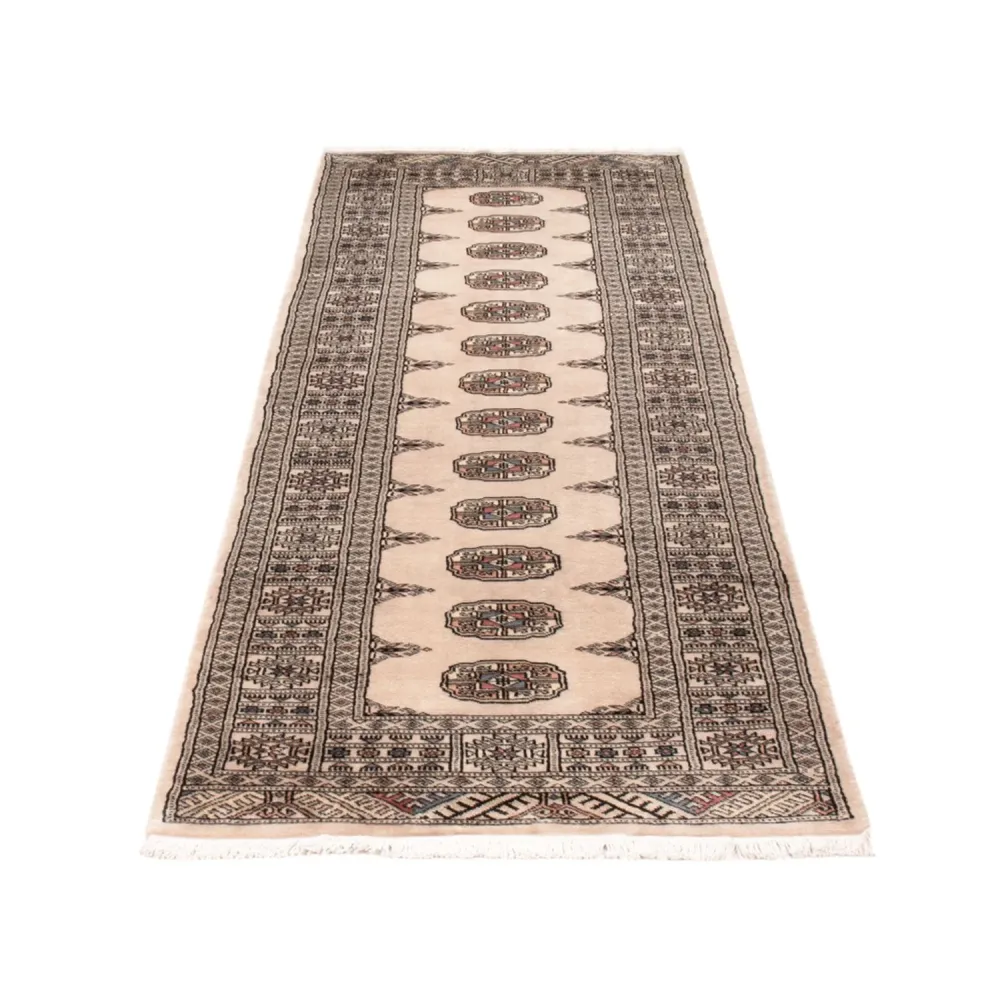 Läufer Pakistan - 244 x 77 cm - beige