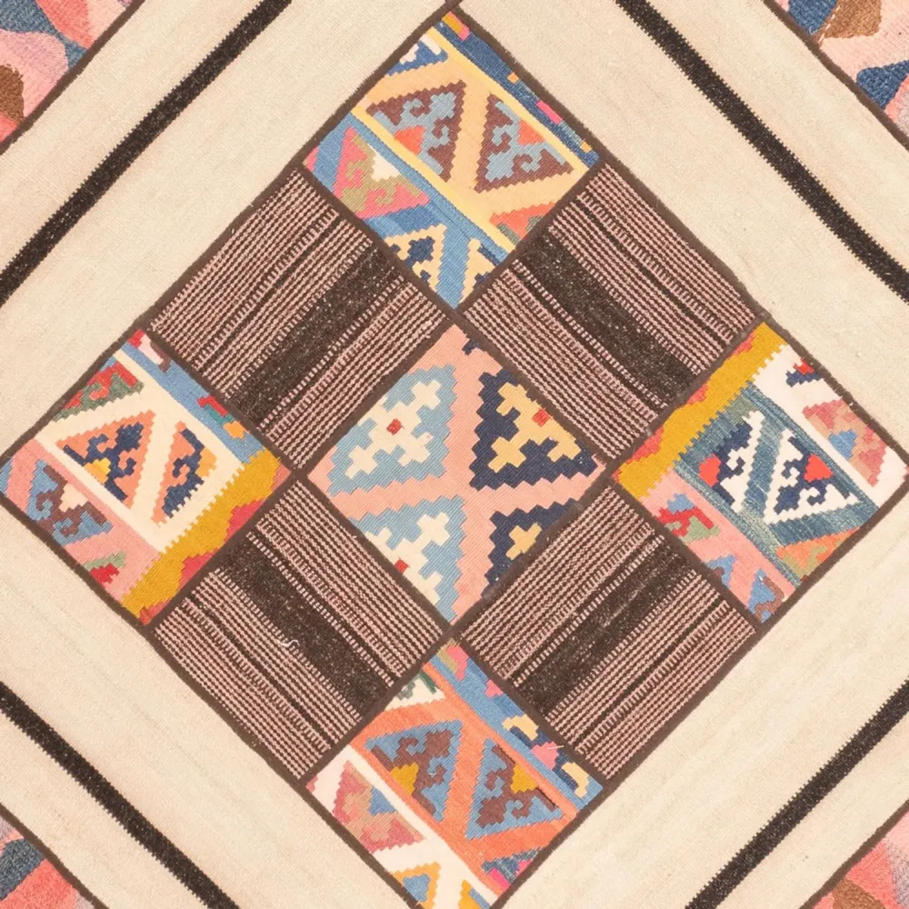 Läufer Patchwork - 230 x 160 cm - mehrfarbig
