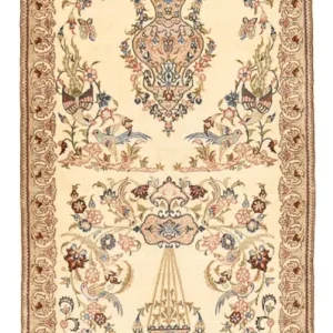 Läufer Perser - Ghom - 193 x 77 cm - beige