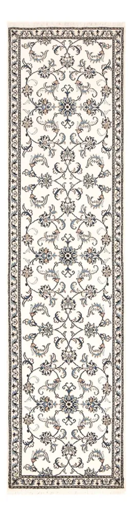 Läufer Perser - Nain - 289 x 77 cm - weiß