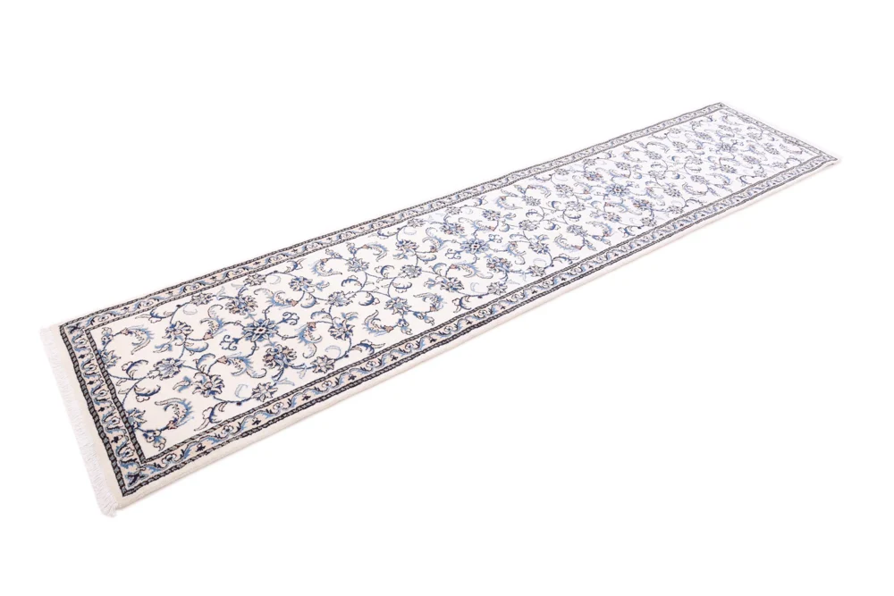 Läufer Perser - Nain - 382 x 79 cm - creme