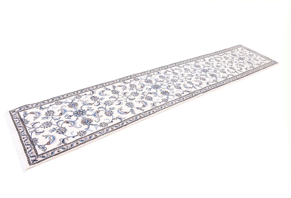 Läufer Perser - Nain - 382 x 79 cm - creme