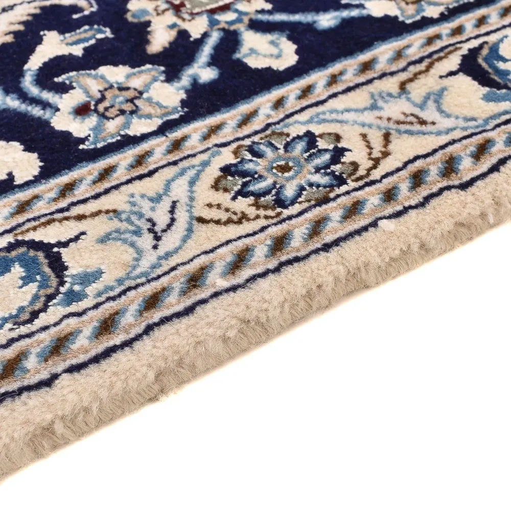 Läufer Perser - Nain - Royal - 197 x 61 cm - dunkelblau
