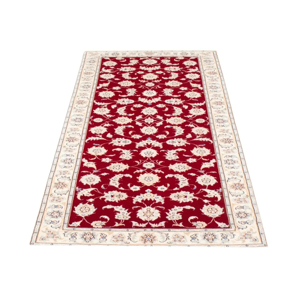 Läufer Perser - Nain - Royal - 199 x 80 cm - rot
