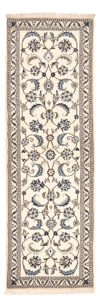 Läufer Perser - Nain - Royal - 202 x 60 cm - creme
