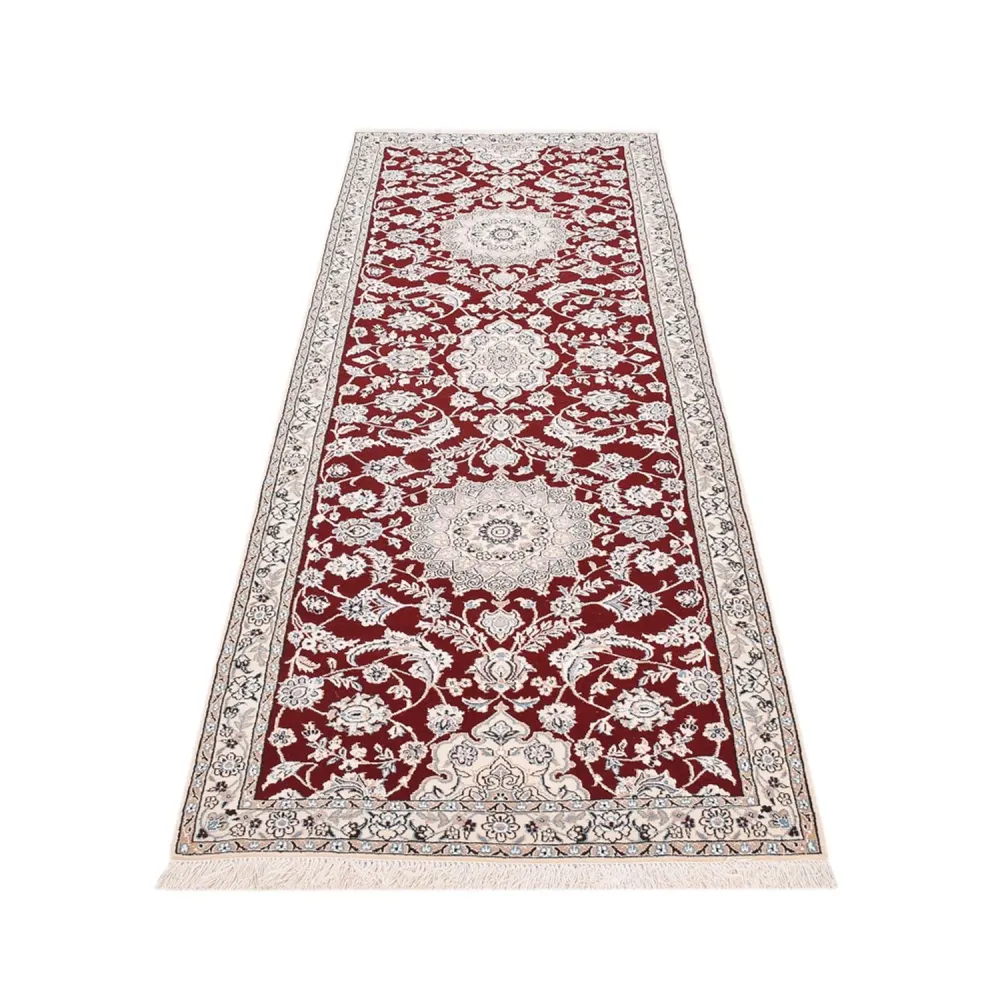 Läufer Perser - Nain - Royal - 275 x 93 cm - rot