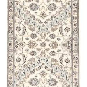 Läufer Perser - Nain - Royal - 330 x 90 cm - weiß