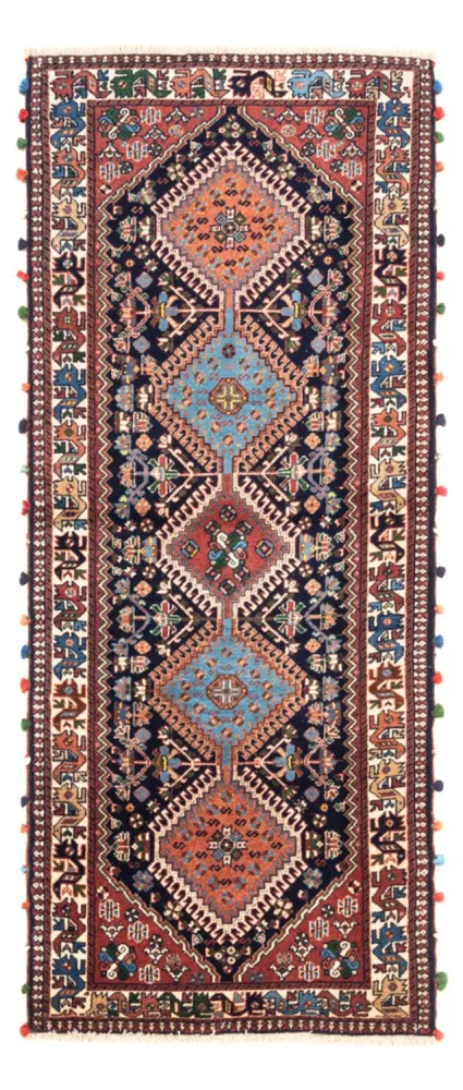 Läufer Perser - Nomadic - 200 x 83 cm - dunkelblau