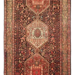 Läufer Perser - Nomadic - 295 x 130 cm - dunkelrot